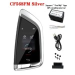 CF568 Style Modified Universal Smart Remote Car Key LCD Keyless Entry Black/Silver